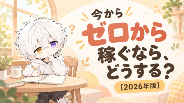 今から０から稼ぐなら、エンマちだったらどうする？【2026年版】